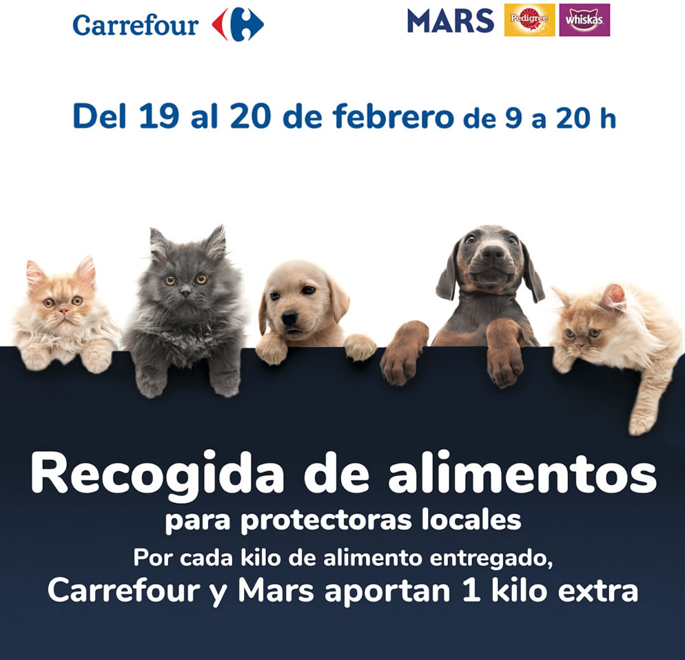 Carrefour evento alimentos mascotas